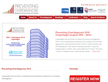 Tablet Screenshot of preventingoverdiagnosis.net
